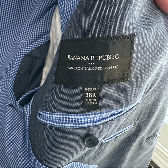 Banana Republic blue sport coat - Picture 4 of 5